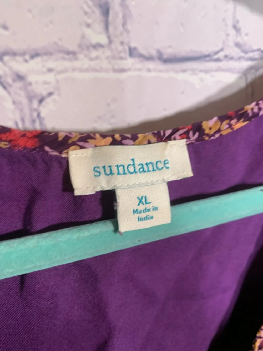 Sundance Womens Catalog Mulberry Crepe V-Neck Floral Midi Dress Ruffle Tiered XL